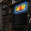 Wall decoration neon signs, LED game neon posters, neon signs, suitable for men's cave dormitories, bars, clubs, birthday gifts, Christmas parties