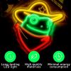 1pc Cowboy Frog LED  Neon Light Sign - Bright & Vibrant On/Off Switch - Energy-Saving, Durable Design - Ideal for Business Bars, Pubs, and Bedroom - N