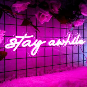 1pc Vibrant Neon Sign - LED Neon Lights for Wall Decor, USB Powered, Light Up Sign for Bedroom, Home Party, Christmas Decorations, Family Gifts, Festi