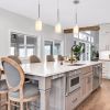 Glass Pendant Light, Modern Pendant Lighting for Kitchen Island, Farmhouse Mini Pendant Lamp with Chrome Nickel Adjustable for Dining Room, Sink, Doub