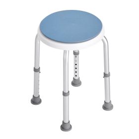 VEVOR Shower Chair for Inside Shower, 360 Degree Swivel Shower Seat, Adjustable Height Shower Stool, Non-Slip Bench Bathtub Seat Stool for Elderly Dis