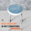 VEVOR Shower Chair for Inside Shower, 360 Degree Swivel Shower Seat, Adjustable Height Shower Stool, Non-Slip Bench Bathtub Seat Stool for Elderly Dis