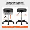 VEVOR Rolling Stools with Wheels, 400 LBS Weight Capacity Adjustable Height Stool with Ultra-Thick Seat Cushion, Swivel Stools Chair for Salon, Bar, H