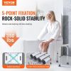 VEVOR Shower Chair, Adjustable Height Shower Stool with Built-in Handles, Shower Seat for Inside Shower or Tub, Non-Slip Bench Bathtub Stool Seat for