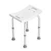 VEVOR Shower Chair, Adjustable Height Shower Stool with Built-in Handles, Shower Seat for Inside Shower or Tub, Non-Slip Bench Bathtub Stool Seat for