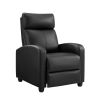 Comfortable Single-Seat Manual Recliner Chair | PU Leather Upholstery | Perfect for Small Spaces