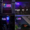 1pc LED Bar Neon Sign, USB & Batteries Powered Neon Light, Letters Decorative Night Lights For Bedroom Wedding Birthday Party Game Room Home Wall Deco