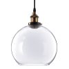 9.8 Ball Shape Glass Ceiling Light/Transperant