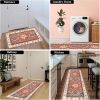Kitchen Rug Sets 3 Piece with Runner Non Slip Kitchen Rugs and Mats Washable Kitchen Mats for Floor Thick Kitchen Floor Mat Carpet Runner Rugs for Hal