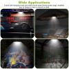 Solar Shed Lights Dual Lighting Heads Dimmable Timing Dusk To Dawn Sensor Hanging Lamp IP65 Waterproof Remote Control