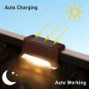 16PCS solar outdoor light, spring camping outdoor light, outdoor LED step light, solar charging, suitable for balconies, terraces, stairs, fences, cou