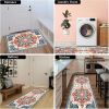 Kitchen Rug Sets 3 Piece with Runner Non Slip Kitchen Rugs and Mats Washable Kitchen Mats for Floor Thick Kitchen Floor Mat Carpet Runner Rugs for Hal